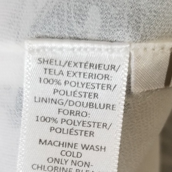 Ann Taylor Loft dress size xs navy blue white - Picture 5 of 5